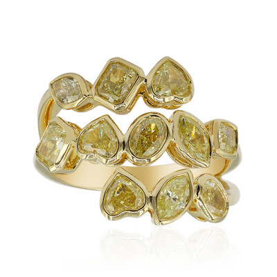 18K SI2 Yellow Diamond Gold Ring (CIRARI)