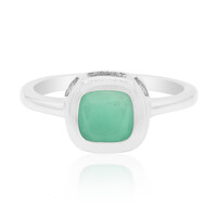 Emerald Silver Ring