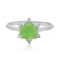 Imperial Chrysoprase Silver Ring