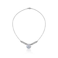 Mother of Pearl Silver Necklace (Bali Barong)
