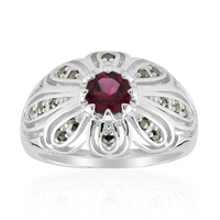 Rhodolite Silver Ring (Annette classic)