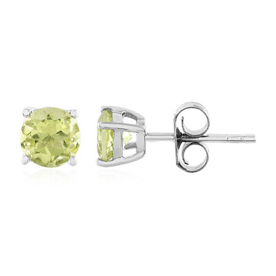 Ouro Verde Quartz Silver Earrings
