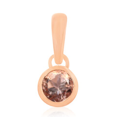 9K Morganite Gold Pendant