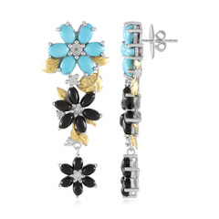 Sleeping Beauty Turquoise Silver Earrings (Dallas Prince Designs)
