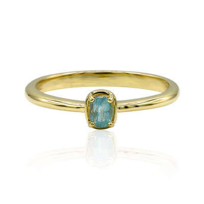 18K Grandidierite Gold Ring (AMAYANI)