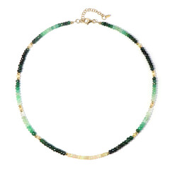 Brazilian Emerald Silver Necklace