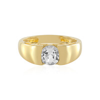 White Topaz Silver Ring