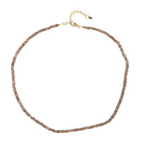Pink Zircon Silver Necklace