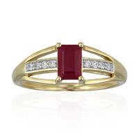 9K Kenyan Ruby Gold Ring