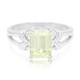 Canary Kunzite Silver Ring