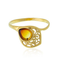 Baltic Amber Silver Ring