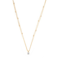 14K SI2 (H) Diamond Gold Necklace (CIRARI)