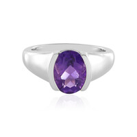 Siberian Amethyst Silver Ring