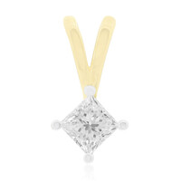 14K SI1 (G) Diamond Gold Pendant