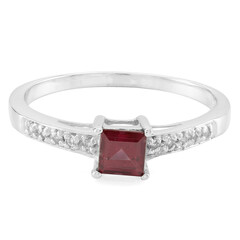 Rhodolite Silver Ring