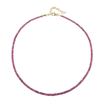 Mozambique Ruby Silver Necklace