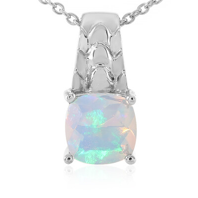 Welo Opal Silver Necklace
