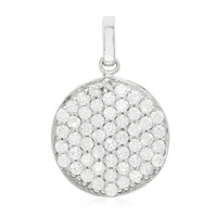Zircon Silver Pendant