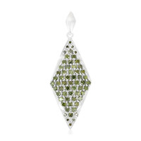 Fancy Diamond Silver Pendant