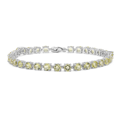 Lemon Citrine Silver Bracelet