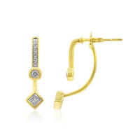 9K SI1 (G) Diamond Gold Earrings