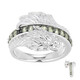Peridot Silver Ring (Adela Silber)