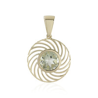 9K Rio Grande Green Amethyst Gold Pendant (Ornaments by de Melo)