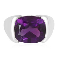 Siberian Amethyst Silver Ring