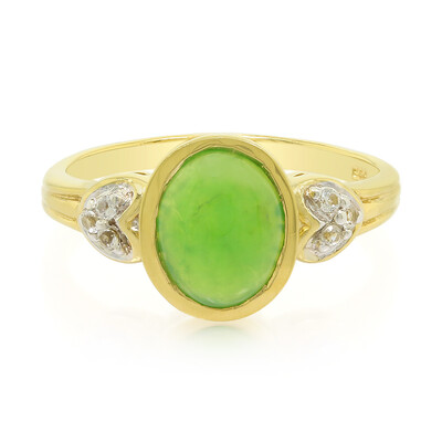 Imperial Chrysoprase Silver Ring
