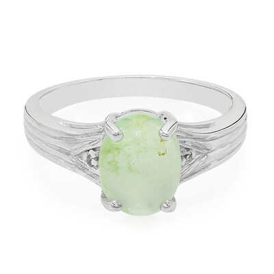 Chrysoprase Silver Ring