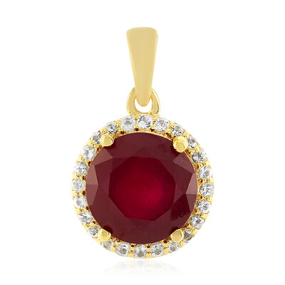 Madagascar Ruby Silver Pendant
