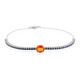 9K Ban Ka Cha Orange Sapphire Gold Bracelet