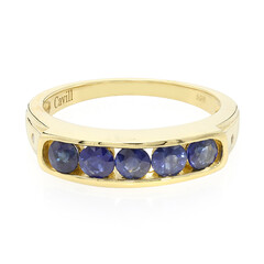 Burmese Blue Sapphire Silver Ring