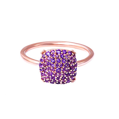Amethyst Silver Ring