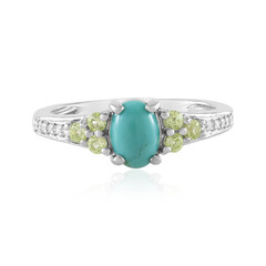 Tyrone Turquoise Silver Ring