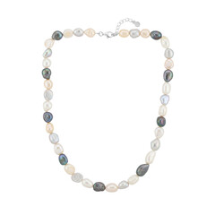 Freshwater pearl Silver Necklace (TPC)