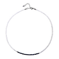Blue Sapphire Silver Necklace