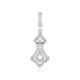 White Sapphire Silver Pendant