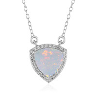 Welo Opal Silver Necklace