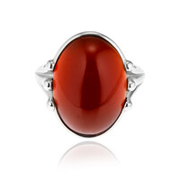 Carnelian Silver Ring (CUSTODANA)