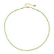 Russian Diopside Silver Necklace