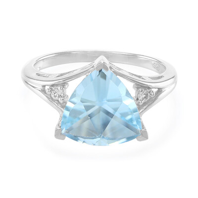 Sky Blue Topaz Silver Ring