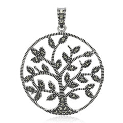 Marcasite Silver Pendant