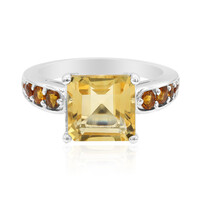 Citrine Silver Ring