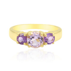 Rose de France Amethyst Silver Ring