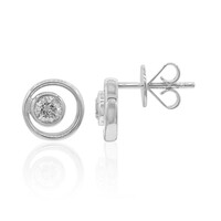 18K VVS1 (F) Diamond Gold Earrings (adamantes [!])