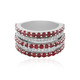 Tanzanian Ruby Silver Ring (Adela Silber)