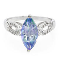 Neptune Topaz Silver Ring
