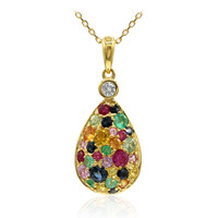 9K Ruby Gold Necklace (Adela Gold)