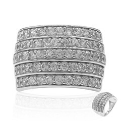 Zircon Silver Ring